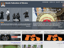 Tablet Screenshot of kendo.org.ua