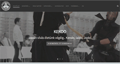 Desktop Screenshot of kendo.hu