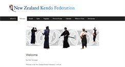 Desktop Screenshot of kendo.org.nz